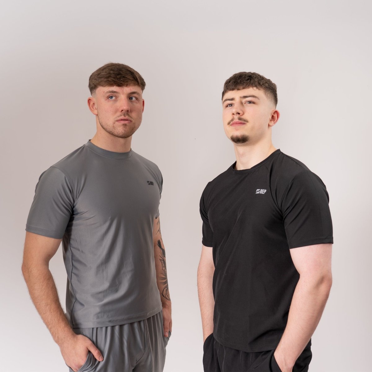 Group shot in REP gear – gym tops, reps clothes, represent t shirt
