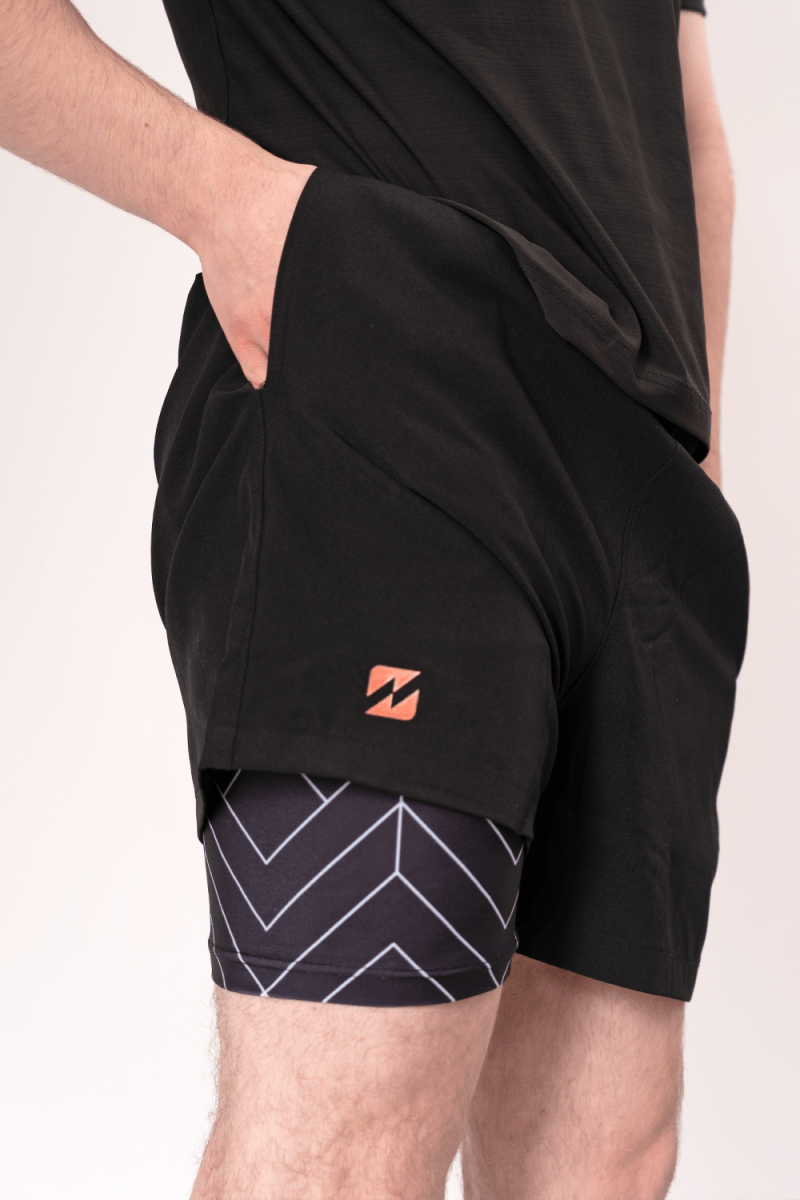 Black Motion Gym Shorts